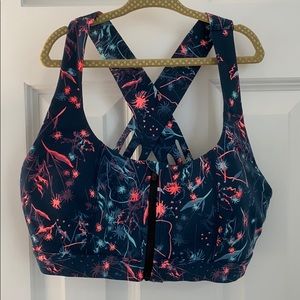 Sweaty betty sports zip sports bra size small